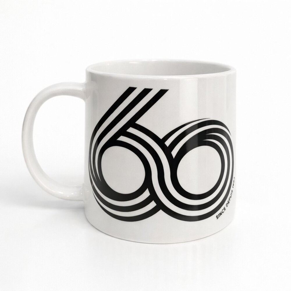 Tim Hortons 60th Anniversary Mug 2024 Ceramic 16oz Limited Edition Coffee Cup